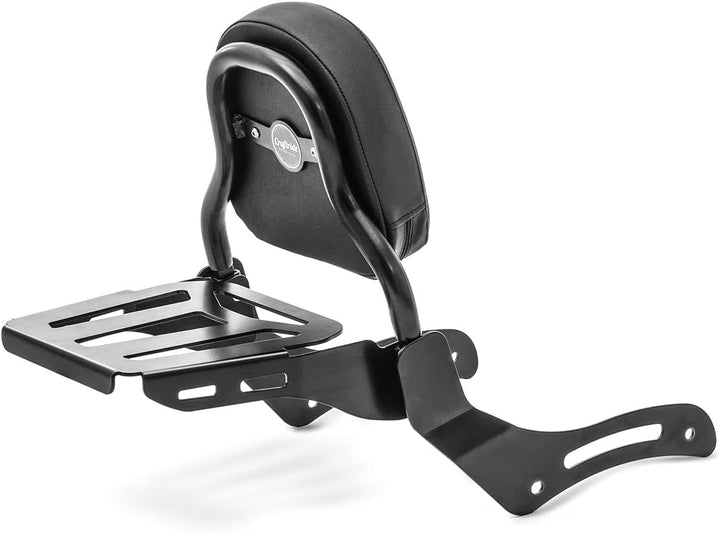 Sissy Bar XS3 Kompatibel für Honda Rebel 1100 2021 mit Gepäckträger schwarz