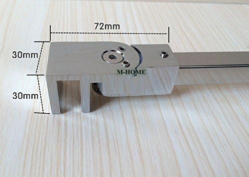 70 cm Edelstahl rahmenlose Dusche Tür Feste seitenwandplatte wall-to-glass Unterstützung Bar für 6mm