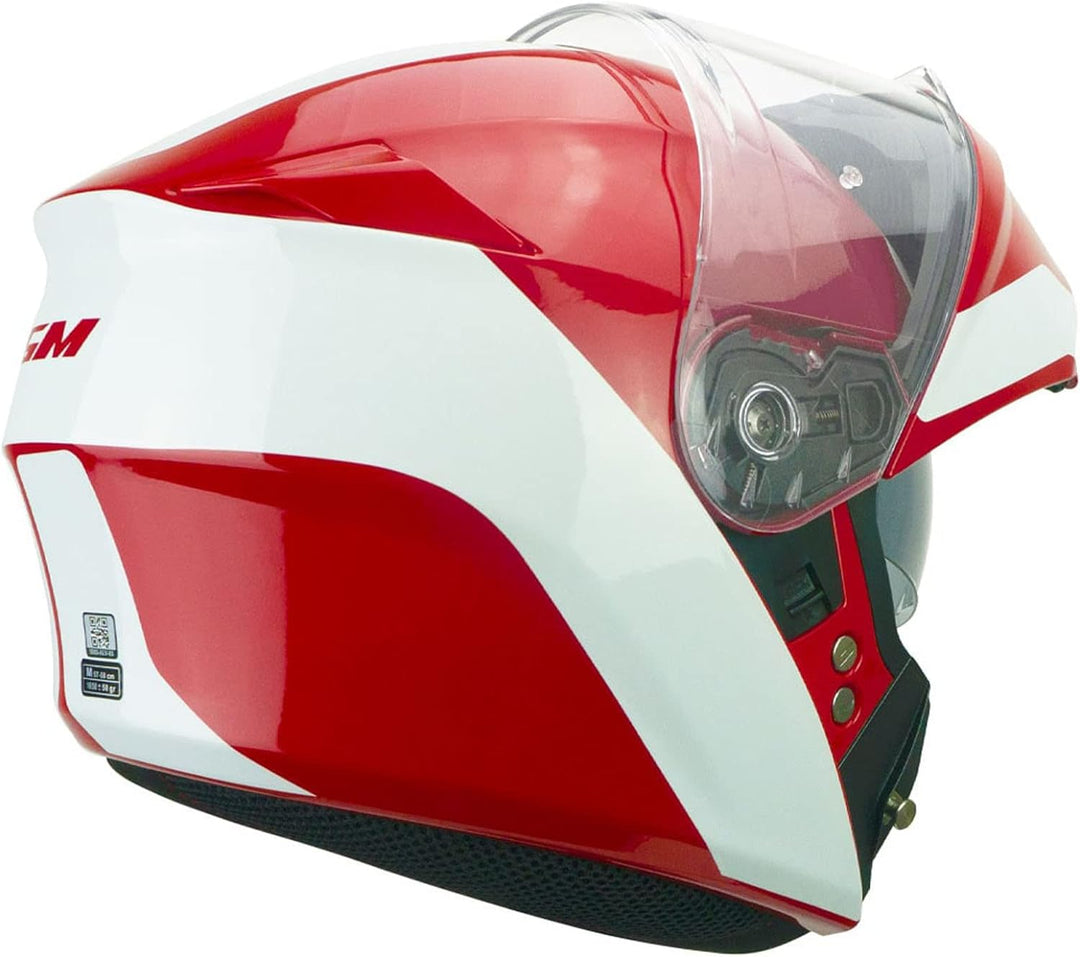 CGM Herren 508 Modularer Helm zum Öffnen, rot, L L rot, L rot