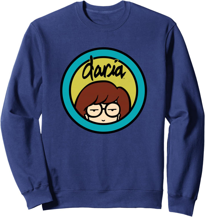 Daria Classic Yellow Blue Logo Sweatshirt