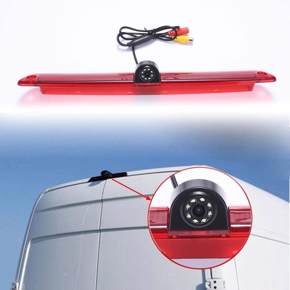 【Rückfahrkamera Kit】 7 Zoll TFT LCD Auto Monitor + Bremsleuchte Rückfahrkamera Transportster Ersatz