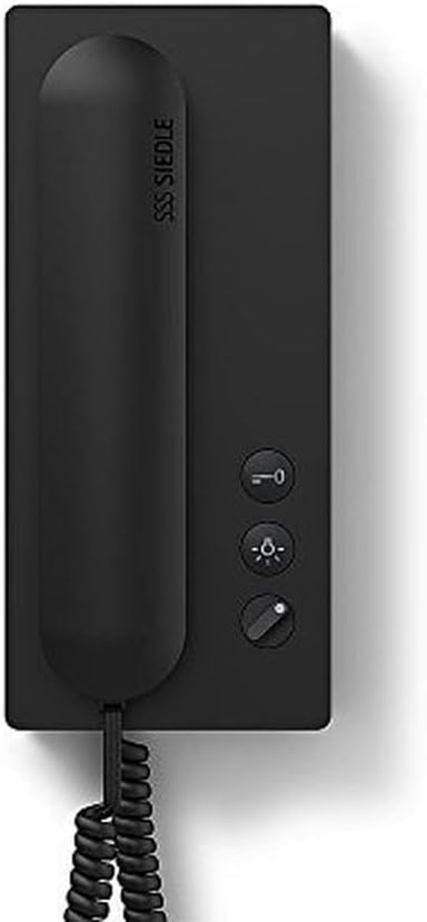 Siedle und Söhne 200044449-00 HTA 811-0 S Haustelefon, Schwarz