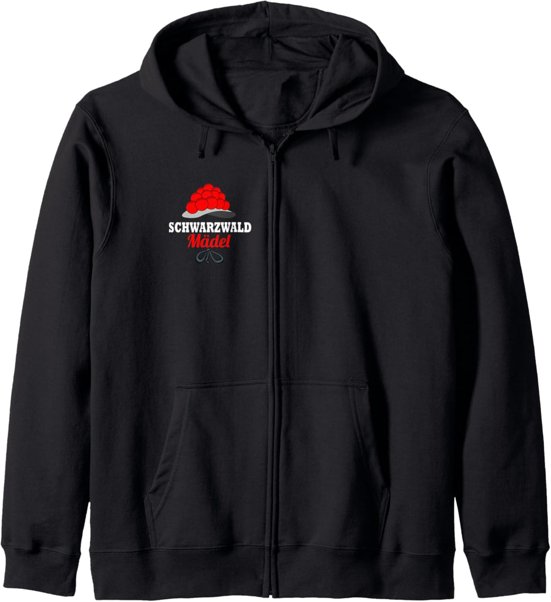 Schwarzwaldmädel Bollenhut Schwarzwald Kapuzenjacke