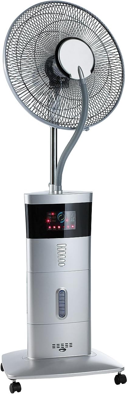 Sichler Haushaltsgeräte Kühlventilator: Kühl-Ventilator mit Sprühnebel & Ionisator, 100 Watt (Standv