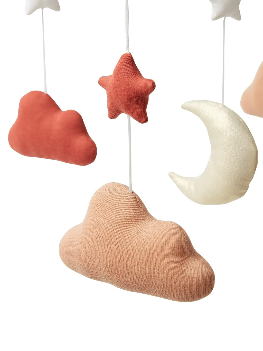 Vertbaudet Baby Musikmobile, Glitzer-Mond und Sterne braun Braun Einheitsgrösse, Braun Einheitsgröss