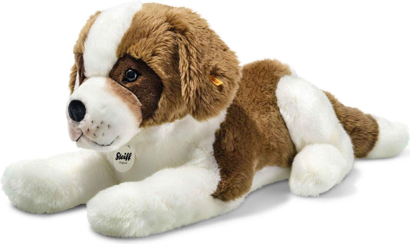 Steiff Bernhard Bernhardiner - 64 cm - Kuscheltier für Kinder - weich & kuschelig - braun/weiss (079