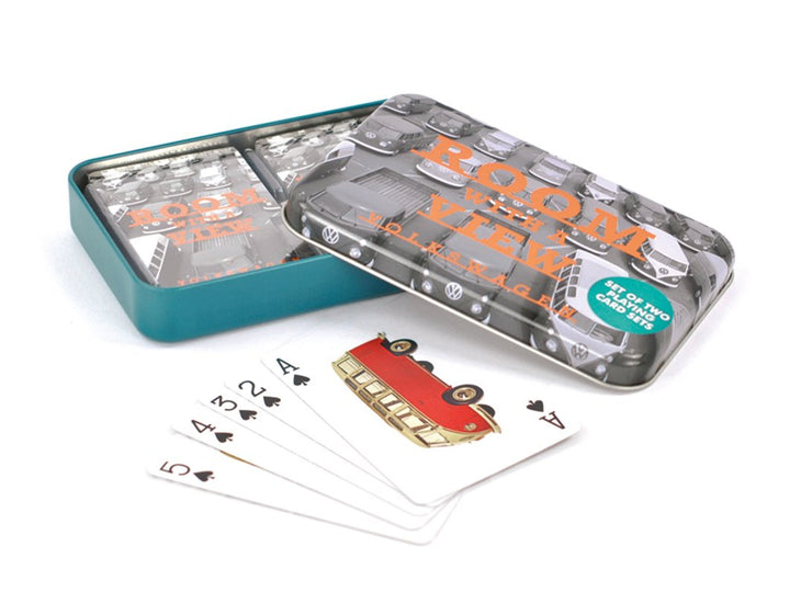 BRISA VW Collection - T1 Bulli Bus Kartenspiel | Volkswagen Spielkarten Legespiel Gesellschaftspiel