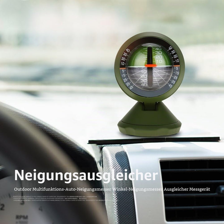 Auto Kompass Neigungsmesser, Level Kompass 360 Grad Drehbar Ausrüstung Winkel Balancer Steigung Nive