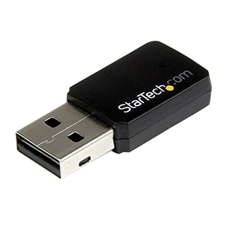 StarTech.com USB 2.0 AC600 Mini Dual Band Wireless-AC Wlan Adapter - 1T1R 802.11ac WiFi Netzwerkadap