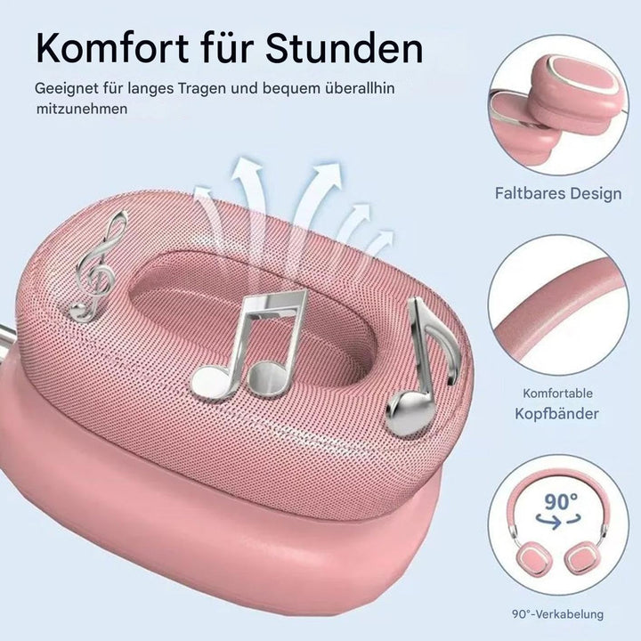 Kopfhörer Kabellos | Drahtlose Kopfhörer Mit Integriertem Mikrofon Für Fitness,Elektronik Für Stream