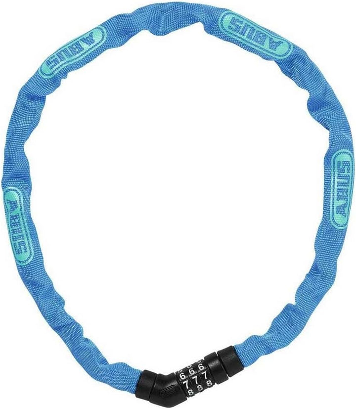 ABUS Kettenschloss Steel-O-Chain 4804C – Zahlenschloss aus Spezialstahl – ABUS-Sicherheitslevel 3 Bl