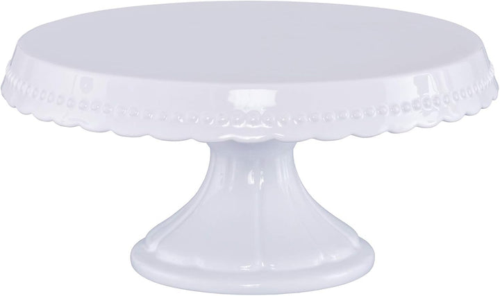 Birkmann, Premium Baking, runde Tortenplatte mit Fuss im Vintage Style, aus Keramik mit Verzierungen