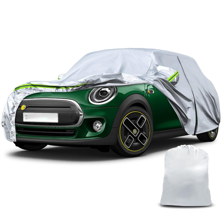 Autoabdeckung für Mini Electric/Mini Cooper SE 2020-2023 | Atmungsaktiv Abdeckplane mit Seitentür-Re