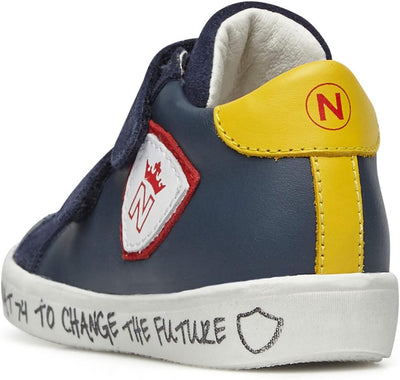Naturino Baby-Jungen Korey 2 High Vl Gymnastikschuh 21 EU Blau, 21 EU Blau