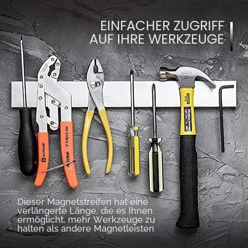 Modern Innovations 16 Zoll Magnetischer Messerhalter für Kühlschrank, Messer Magnetleiste Ohne Bohre