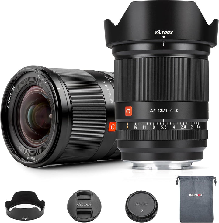 VILTROX 13mm F1.4 APS-C Superweitwinkel Autofokus Objektive für Nikon Z Mount Kamera Objektive Stand