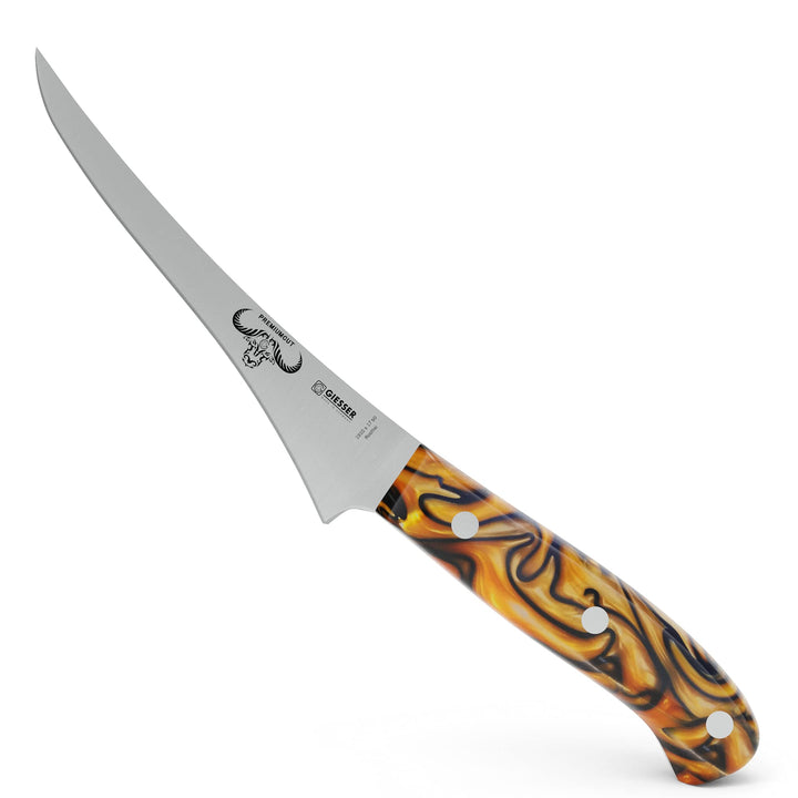 GIESSER seit 1776 - Made in Germany - Filetiermesser 17 cm Spicy Orange, PremiumCut Filet No 1, Fili