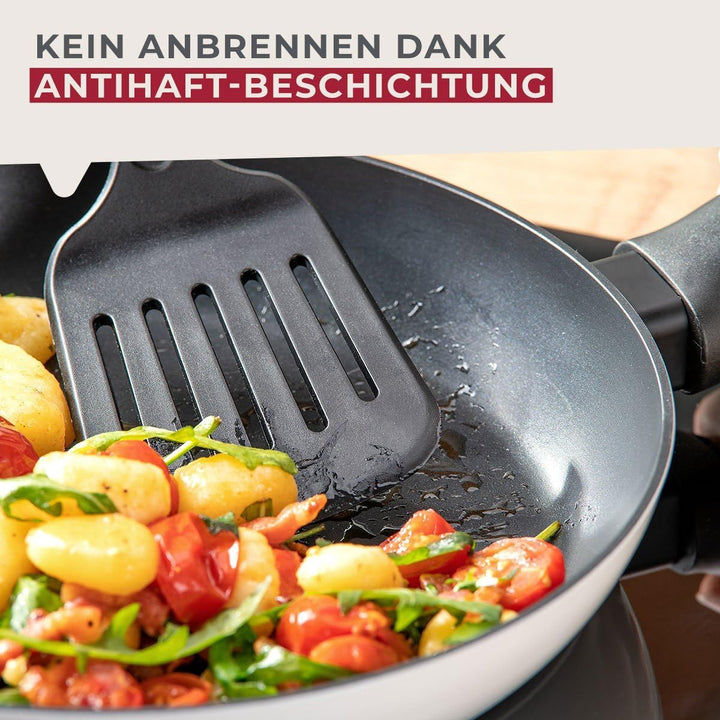 Fackelmann Bratpfanne Arcadalina 24cm - Antihaft-Pfanne aus 90% recyceltem Aluminium und Keramik-Bes