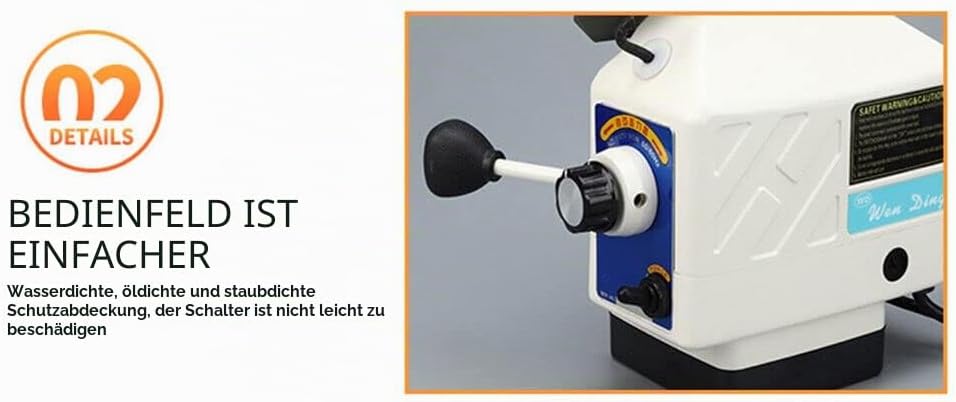 Power Feed-Fräsen Frästischvorschub Vorschubgerät Fräsmaschine Power Feed Befestigung AL-310 220V Fü