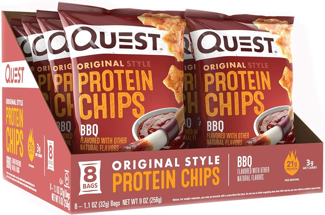 Quest Chips BBQ 8/box, 256 g
