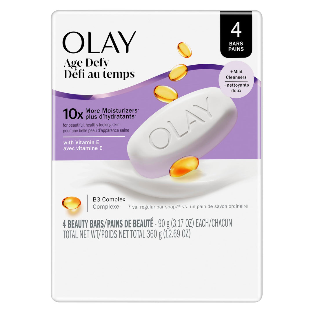 Olay Age Defying Beauty Bar Soap, 4 ct by Olay