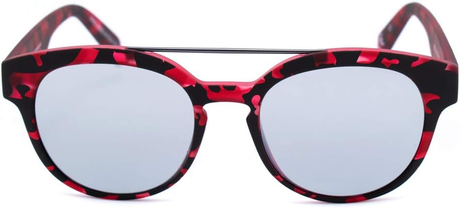 Italia Independent Damen 0900-142-000 Sonnenbrille, Mehrfarbig (Rojo/Negro), 50.0