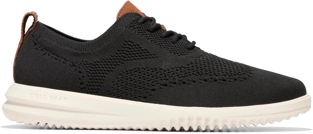 Cole Haan Herren Grand+ Stitchlite WingtipOxford 38.5 EU Schwarz Elfenbein, 38.5 EU Schwarz Elfenbei