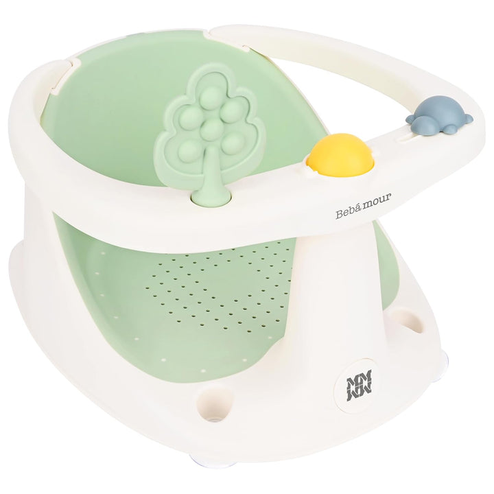 Bebamour Baby Badesitz 6 Monate+ Kind Badewanne Rutschfester 4 Green, 4 Green
