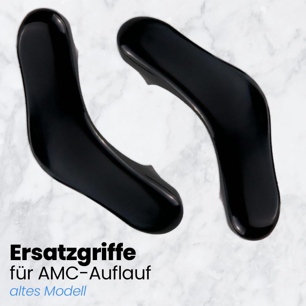 ANAKEL HOME Ersatzgriff für AMC-Kasserolle, AMC-Topf-Ersatzteile | Bakelit, schwarze Farbe, inklusiv