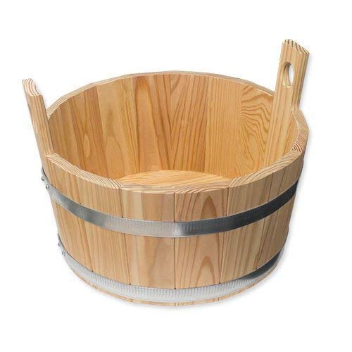 Eliga Fusswanne / Fussbadekübel 17L aus Lärchenholz