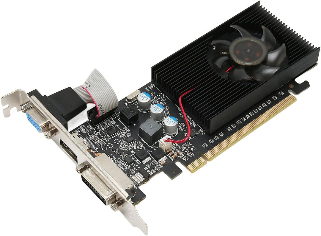 Bewinner Gaming-Grafikkarte, 1 GB DDR3 64-Bit-Grafikkarte, 589 MHz 1000 MHz 2560 X 1600 Grafikkarte,