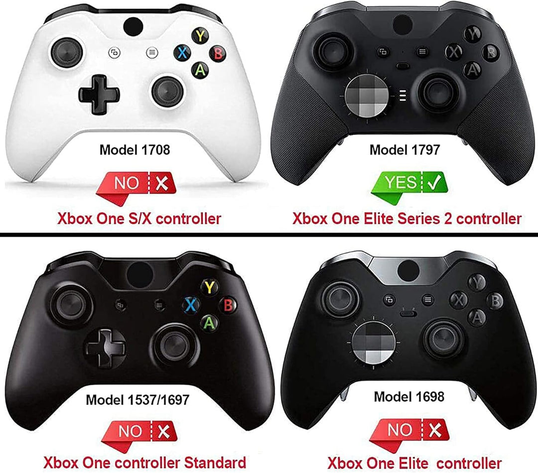 eXtremeRate Front Case für Xbox Elite Series 2/Series 2-Core Controller,DIY-Ersatz Hülle&Thumbstick