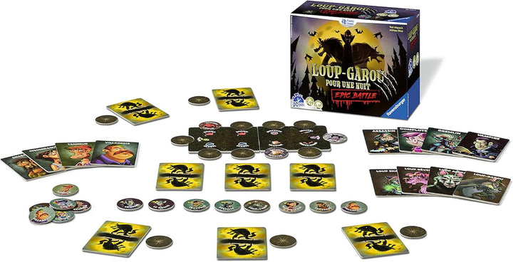 Ravensburger – 26779 – Loup Garou Pour UNE Nuit Epic Battle – Gesellschaftsspiel Werwolf-Pack Epic B