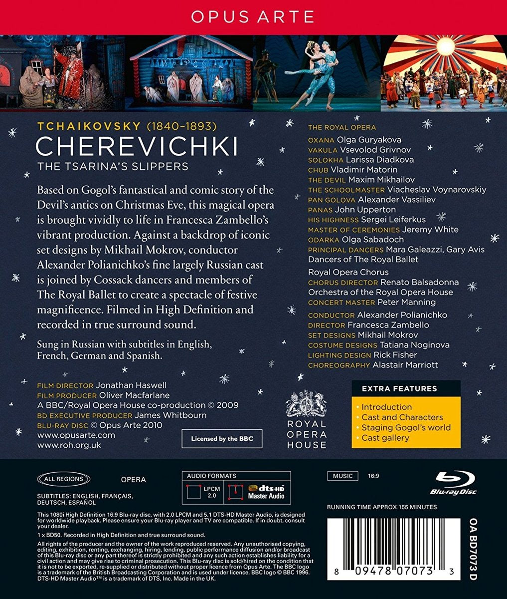 Tchaikowsky - Cherevichki, Blu-ray