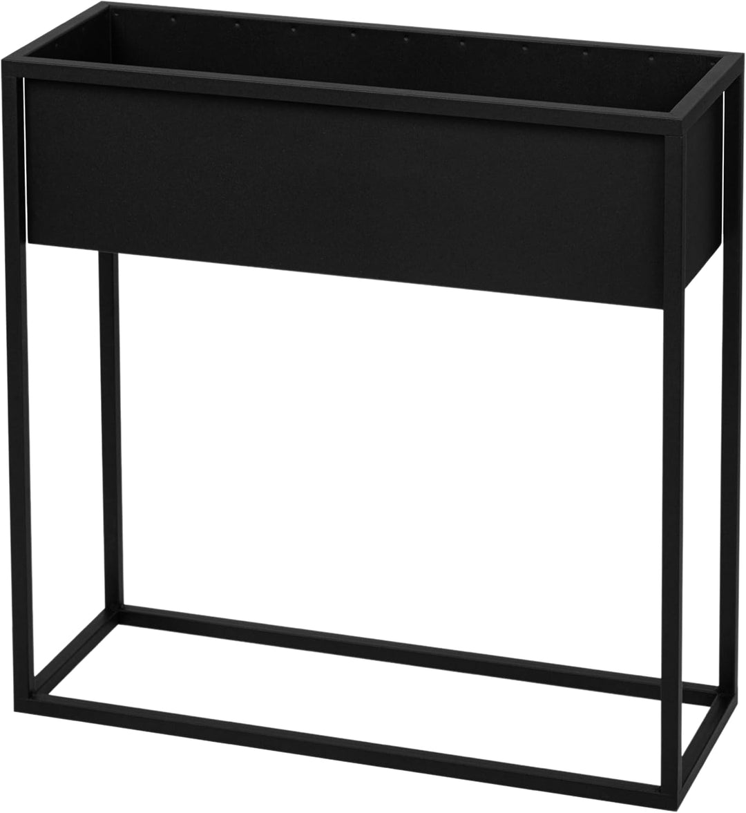 Pflanzenständer Petto - 60x21x60cm - Farbe Schwarz - für Zimmerblumen - Metallregal - Dekorativer Ti