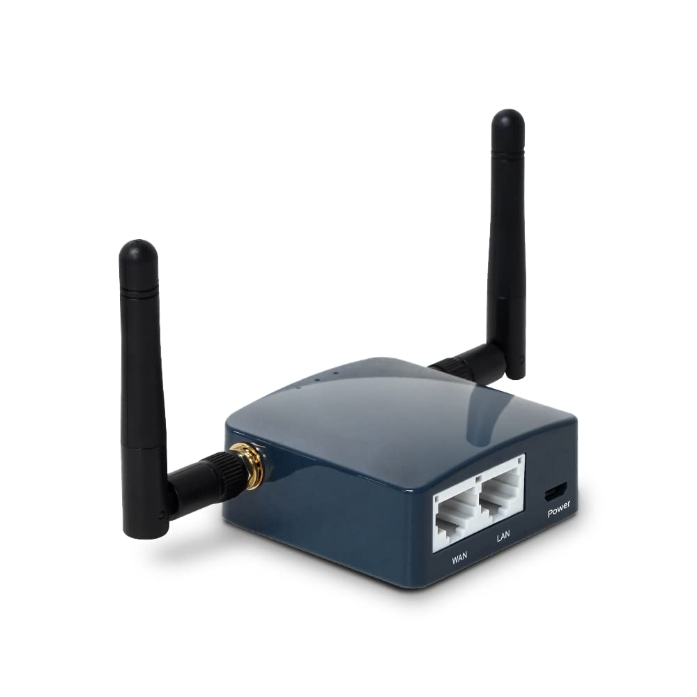 GL.iNet GL-AR300M16-Ext Mini Router with 2 dBi Outdoor Antenna, Wi-Fi Converter, OpenWrt Pre-Install