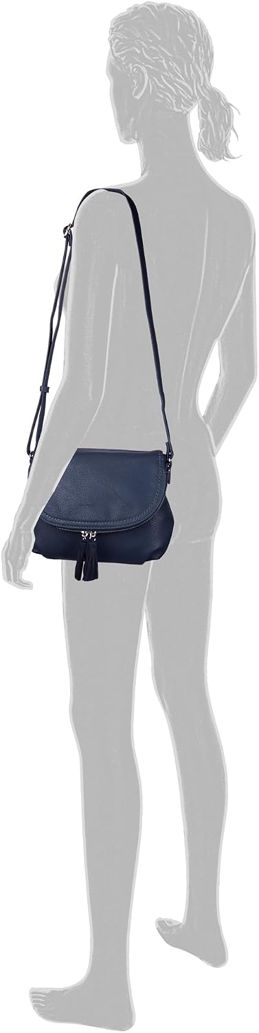 TOM TAILOR Lari Damen Umhängetasche Crossbody Bag Mittelgross Einheitsgrösse Blau, Einheitsgrösse Bl