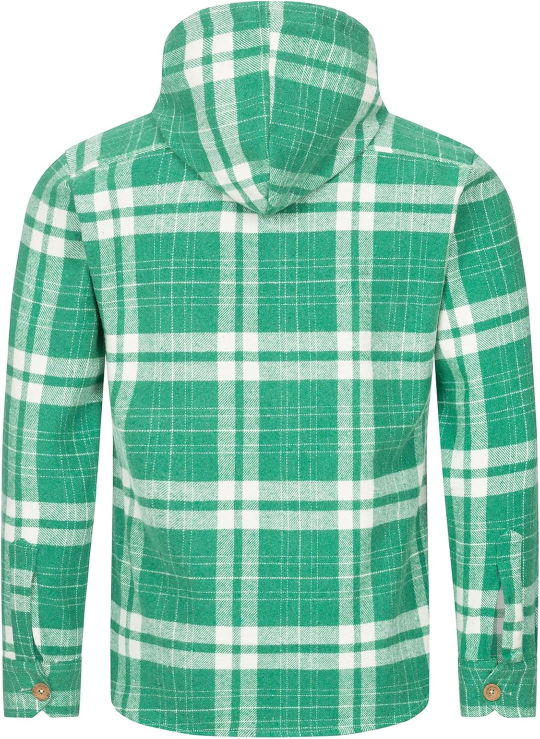 Rock Creek Herren Hemd Kariert Kapuzenhemd M65 S Grün - H328, S Grün - H328