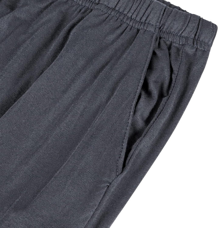 Chalier Cozy 2er Pack Pyjamahose Herren Kurz Modal Schlafanzughose Weich Verstellbare Taille, Beidse
