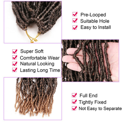 Faux Locs Crochet Hair Kanekalon Kunsthaar Crochet Braids Extensions Kunsthaar Zum Einflechten Croch