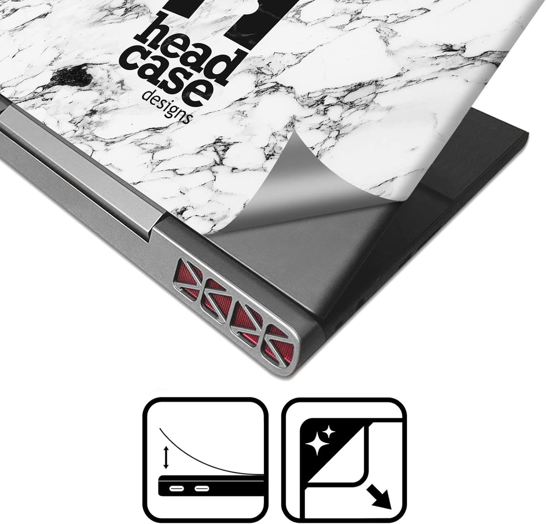 Head Case Designs Offizielle AC Milan Away 2020/21 Crest Kit Vinyl Haut Aufkleber Abziehbild Abdecku