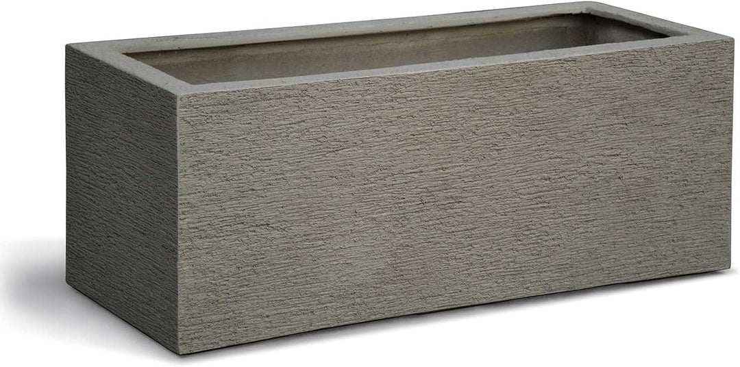 ESCHBACH® Pflanzkübel Box 80 Macchiato Grau Rechteckig * 80 x 30 x 30 cm * 10 Jahre Garantie 80x30x3