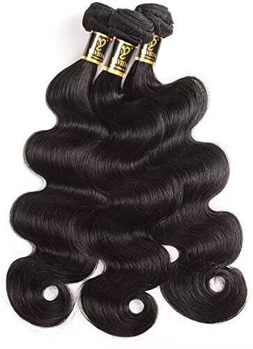 Body Wave Bundles Human Hair with Closure Körper Welle Bündel 10A Brazilian Human Hair Bundles with