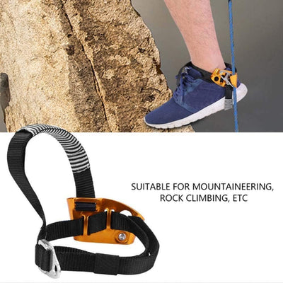 Alomejor Fuss Ascender Riser Klettern Bergsteigerausrüstung Kletterfüsse Wandern Zweckmässig for Rig