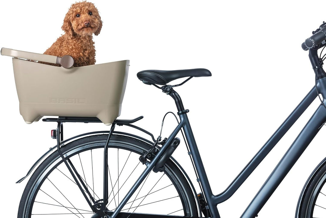 Basil Unisex-Adult Buddy Bicycle Basket 22.5 X 22 X 43 CM Braun, 22.5 X 22 X 43 CM Braun