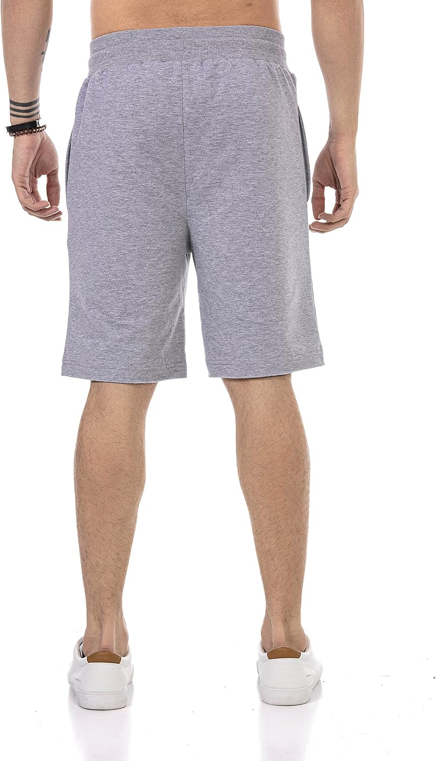 Redbridge Shorts für Herren Kurze Hose Sweat-Pants Sporthose Freizeithose S Grau, S Grau