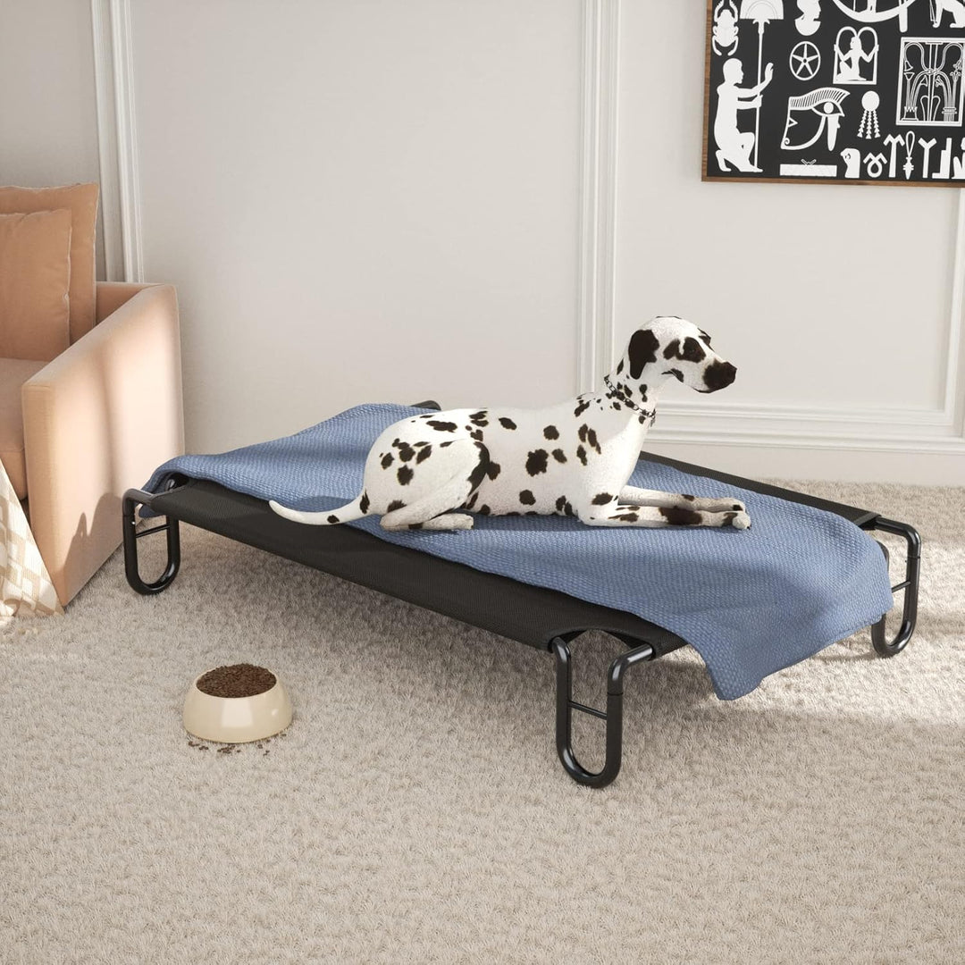 FAYDUDU Hundebett Grosse Hunde Hundeliege Outdoor Erhöhte Hundebett mit Kühlender Wirkung Katzenbett