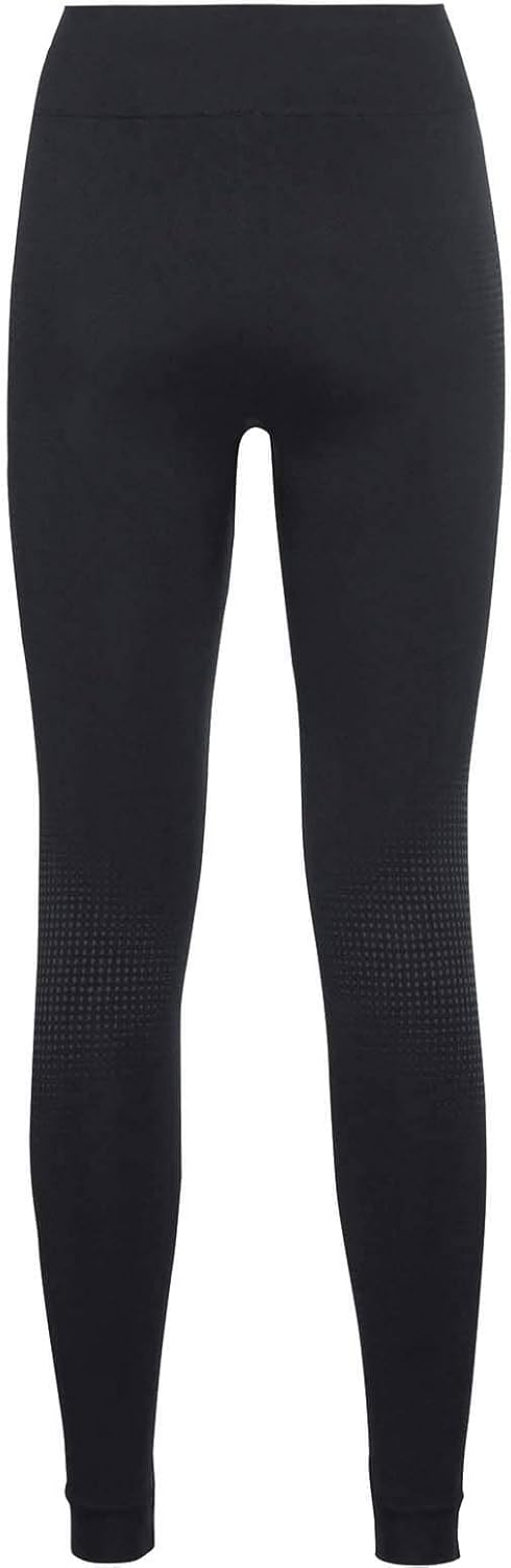 Odlo Damen Leggings Bl Bottom Long Performance Warm Eco, Black - New Odlo Graphite Grey
