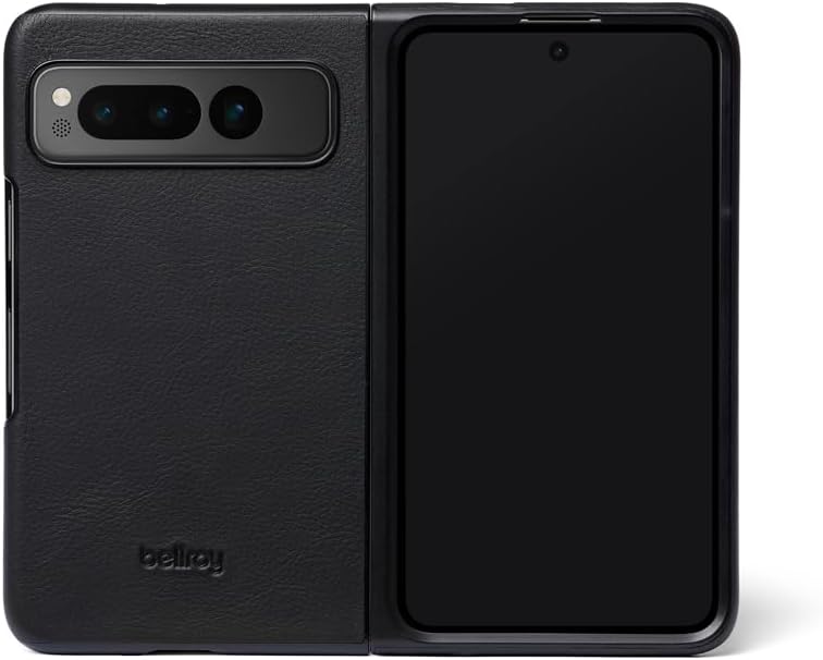 Bellroy Leather Case für Pixel Fold - Black, Black