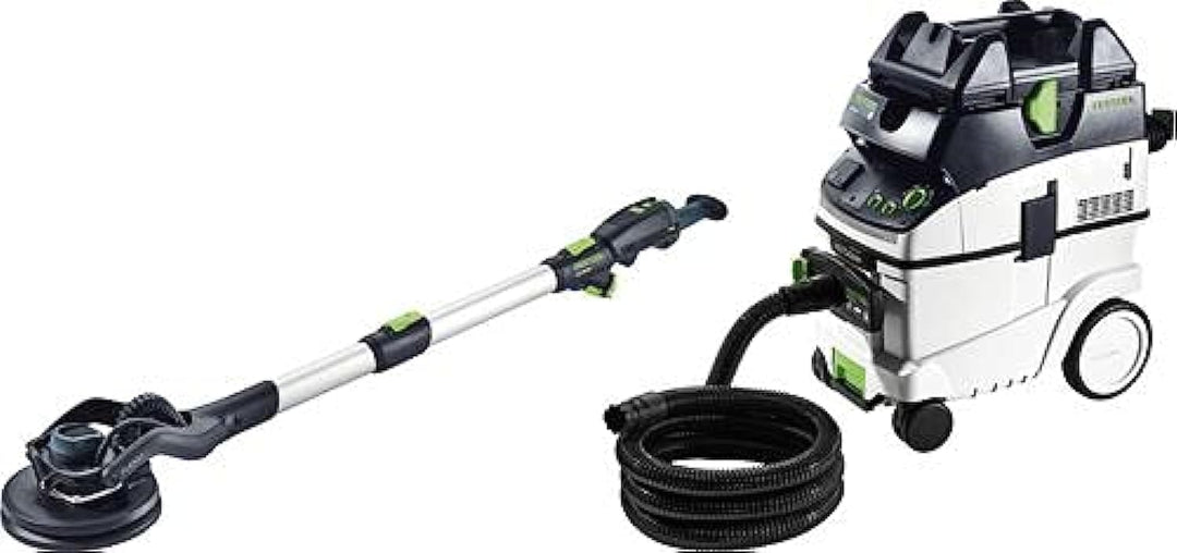 Festool Langhalsschleifer LHS 2 225/CTL 36-Set PLANEX (mit Verlängerung, Schlauchclip, Klettverbinde